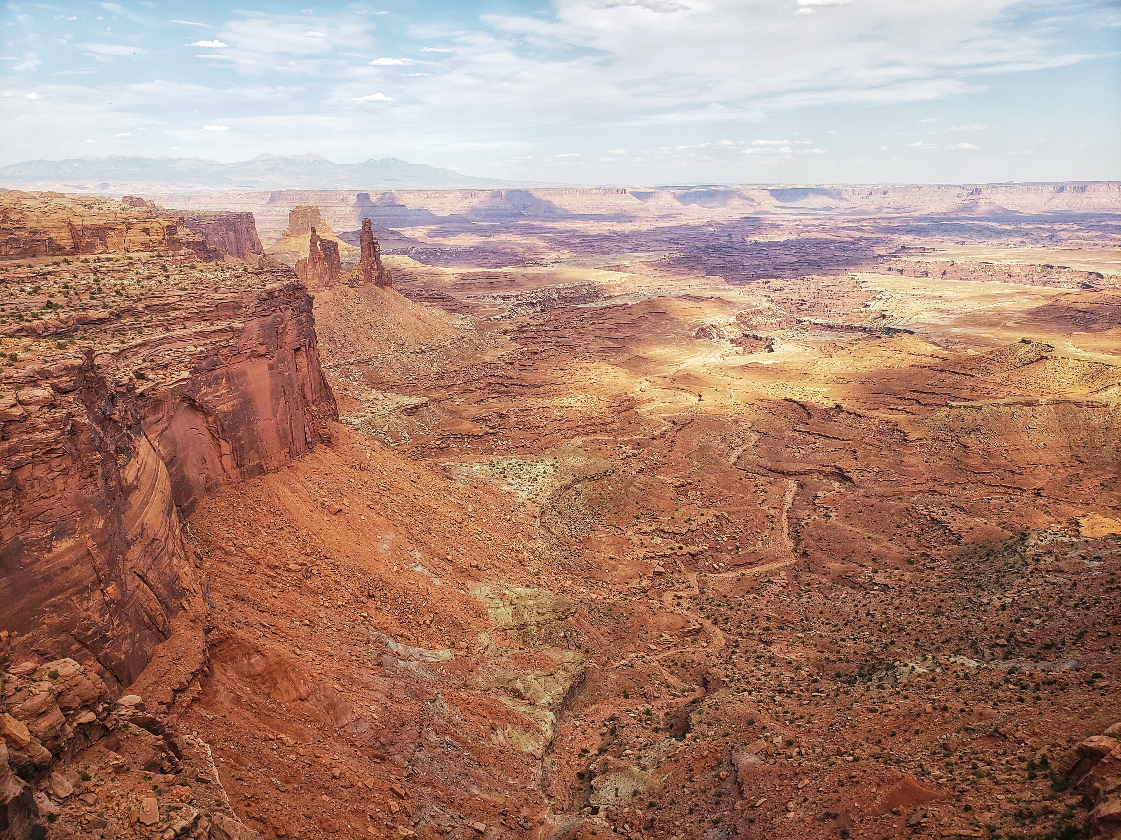 Sunlit canyon landscape used for custom planning imagery