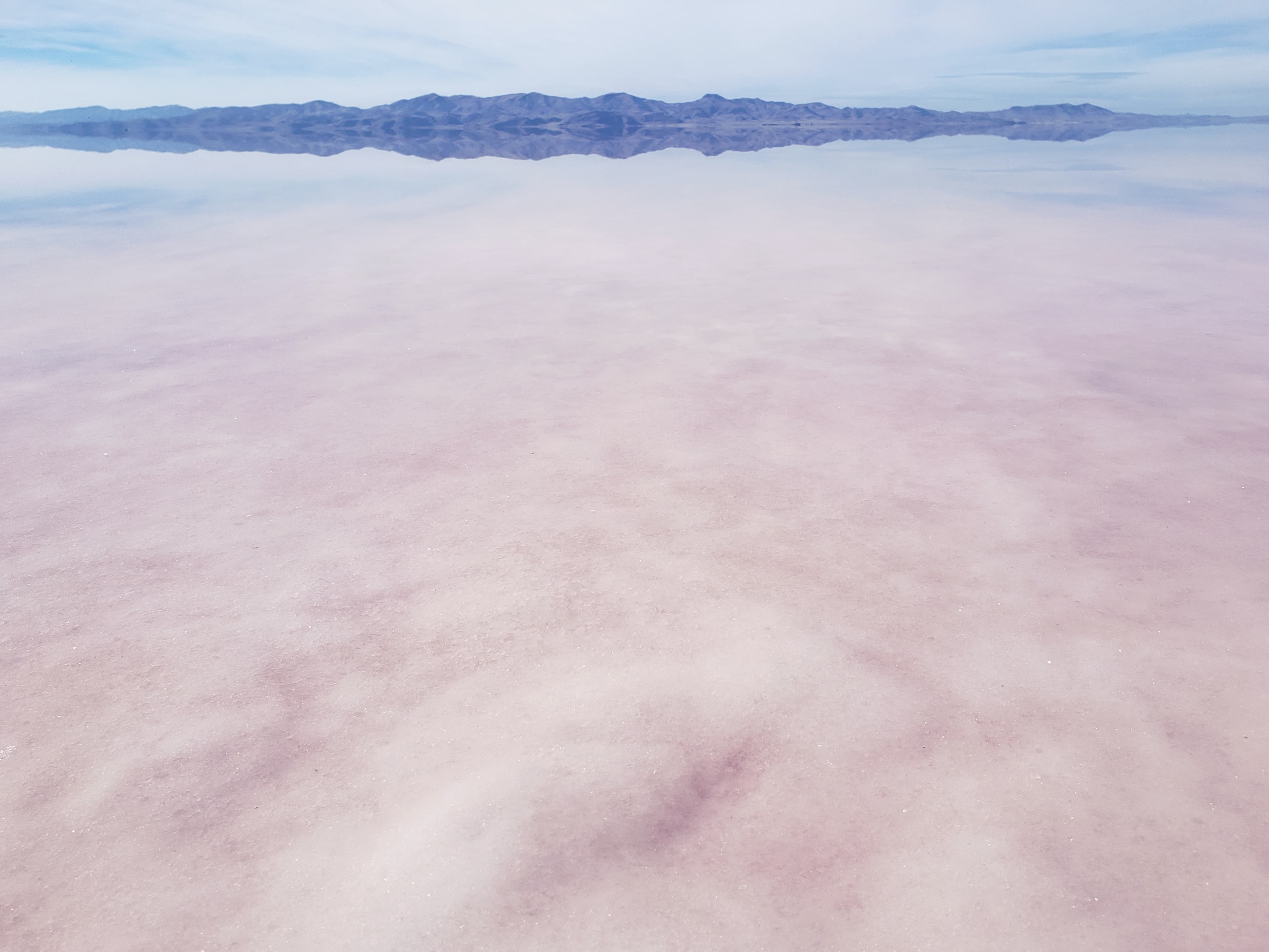 Stansbury Island offers stunning pink salt flats photography